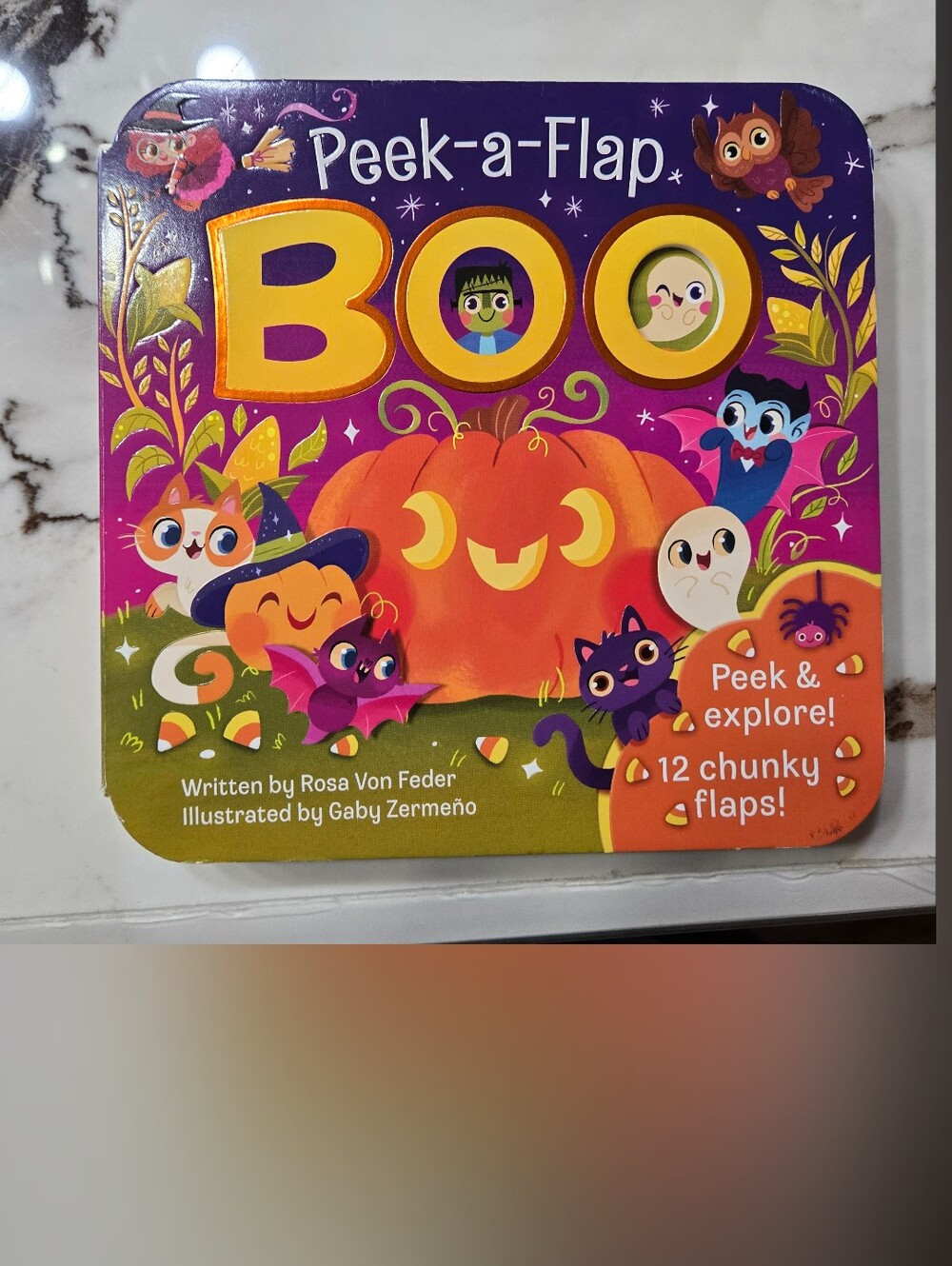 Peek-a-Flap Boo Halloween Board Book